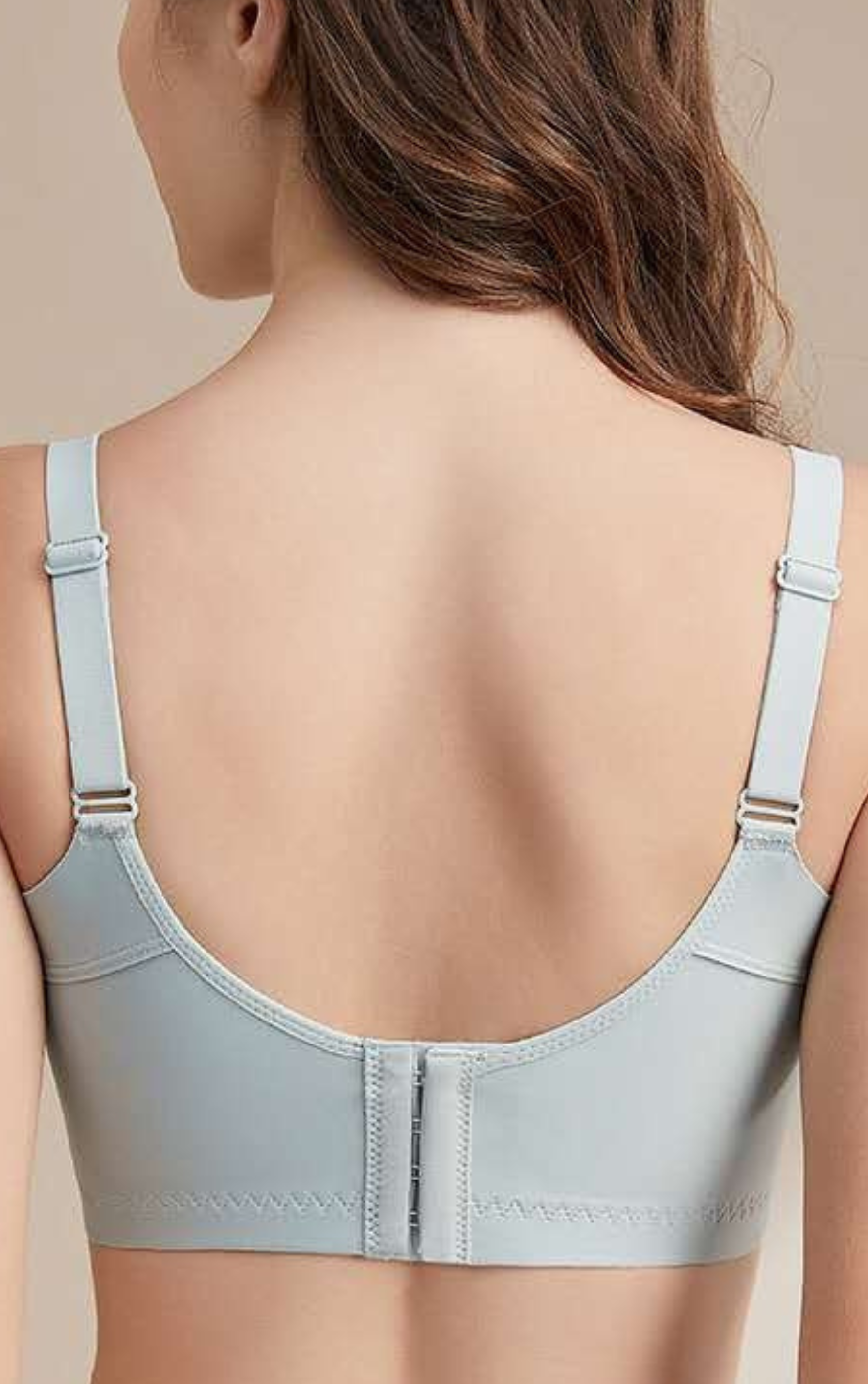 Front view of black silk-lined wireless contour bra with luxurious silk lining and natural lift