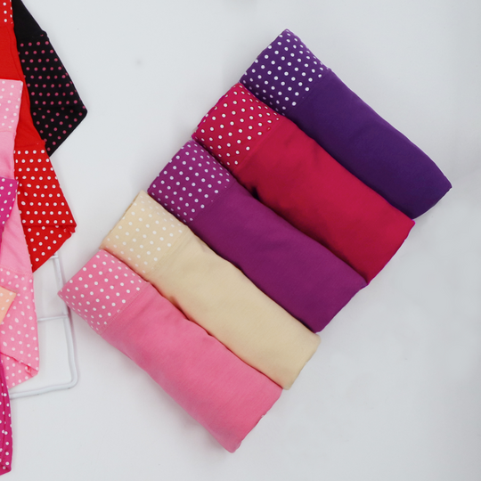 Cotton Panties for Women - Cute Seamless Comfortable Small Polka Dot Print Panties  #W9889